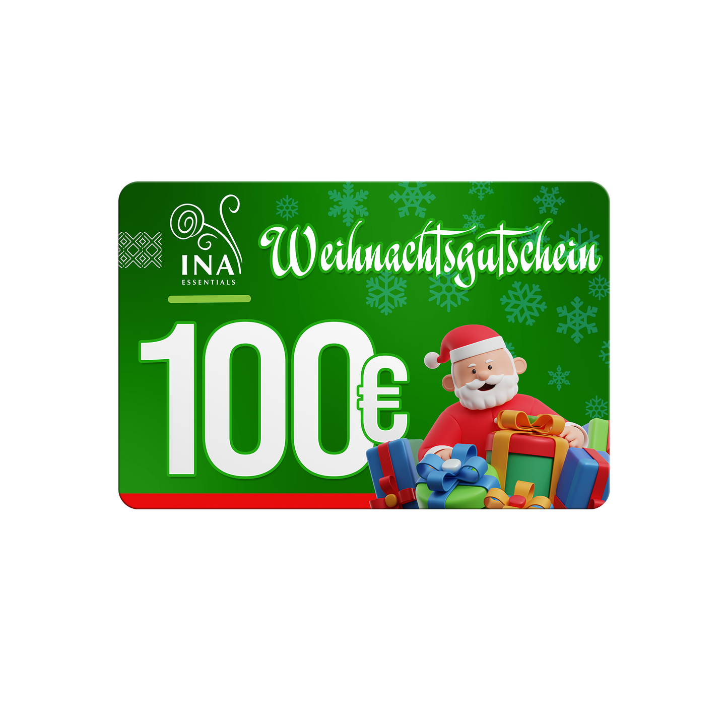 Kaufen Sie einen Weihnachtsgutschein im Wert von 100€, zahlen Sie 70€ - Digitaler Gutschein