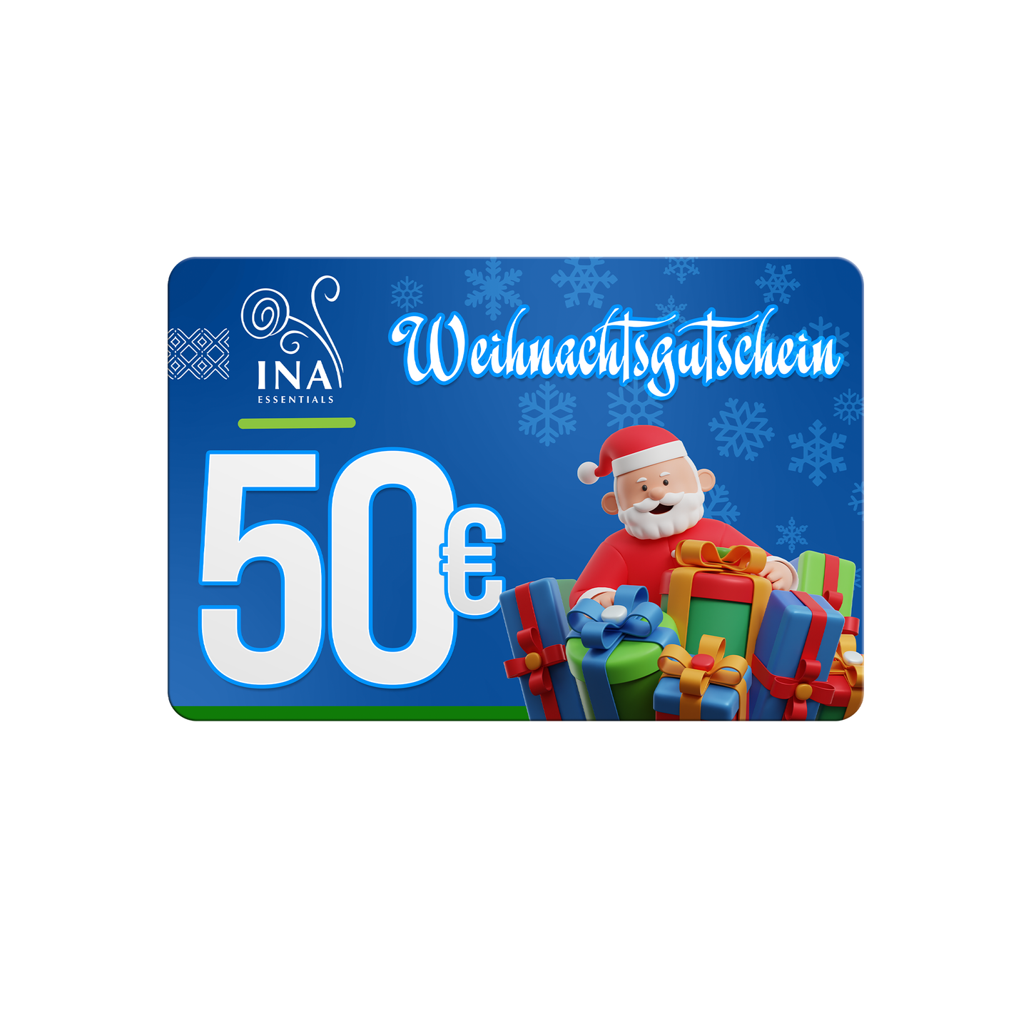 Kaufen Sie einen Weihnachtsgutschein im Wert von 50€, zahlen Sie 40€ - Digitaler Gutschein