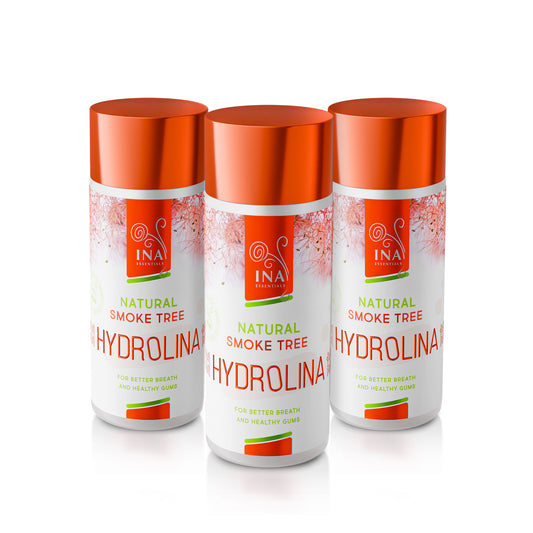 Familienpaket für Mundpflege - 3x Mundwasser Perückenstrauch Wasser - Hydrolina