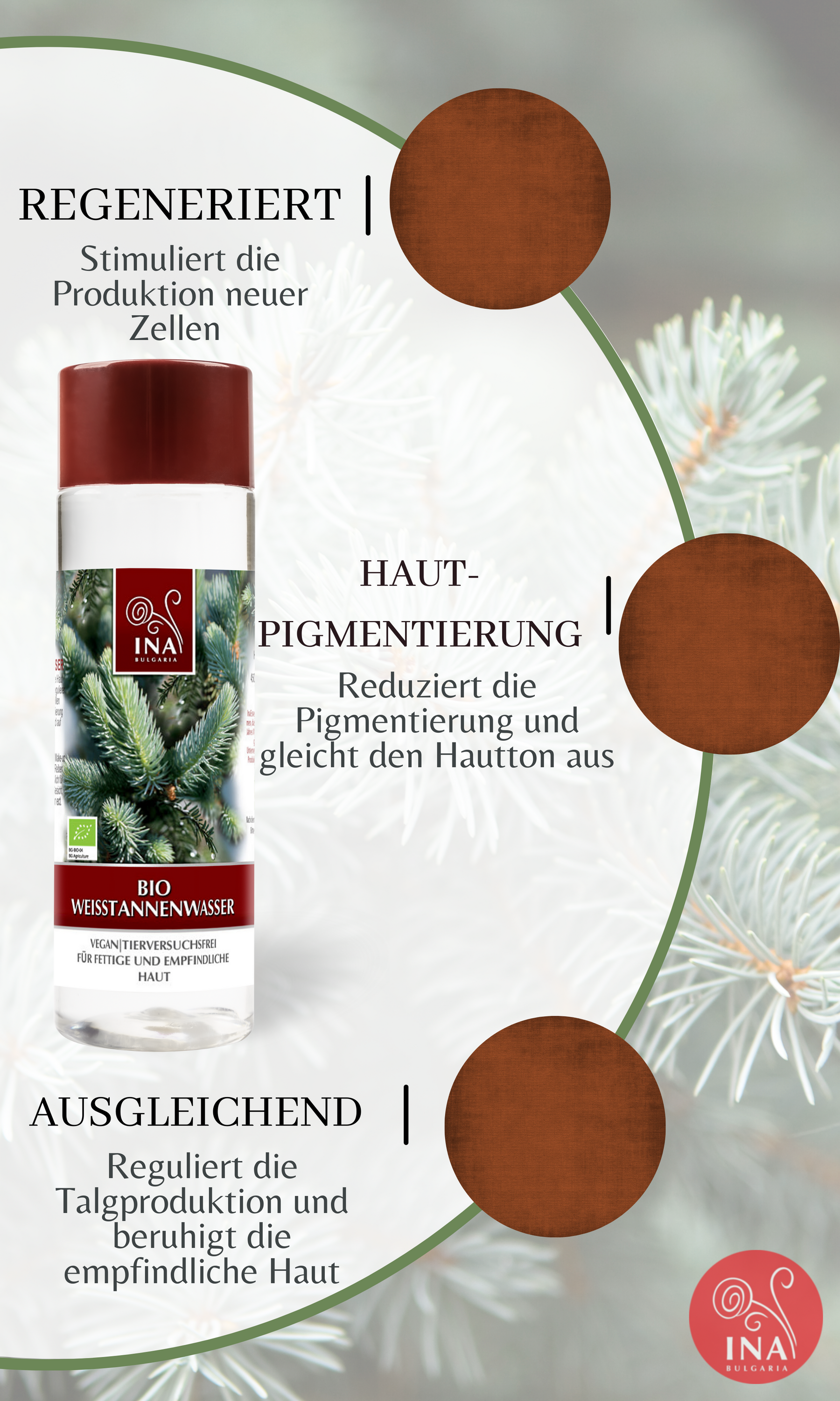 *GEHEIMES ANGEBOT* BIO Weißtannenwasser gegen Hautpigmentierung (Hydrolat)