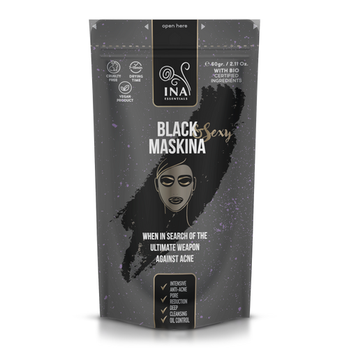 Gesichtsmaske - Schwarz Maskina - Intensivpflege bei Akne und Mitessern