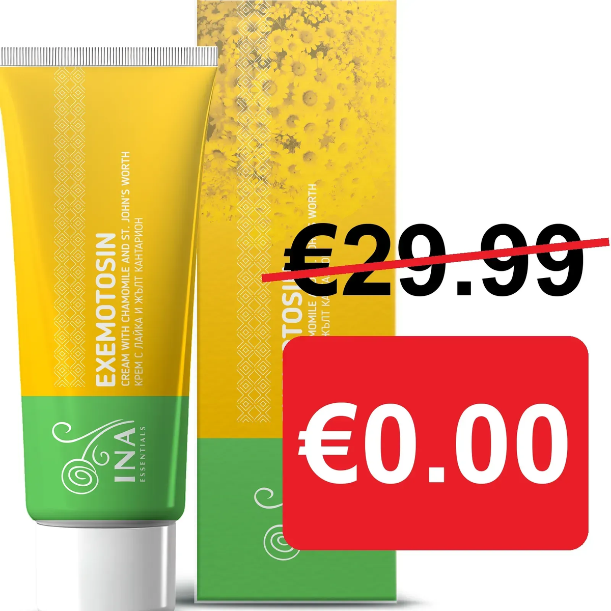 + Geschenk Creme für Schuppenflechte und gereizte Haut - mit Johanniskraut, Kamille und Propolis