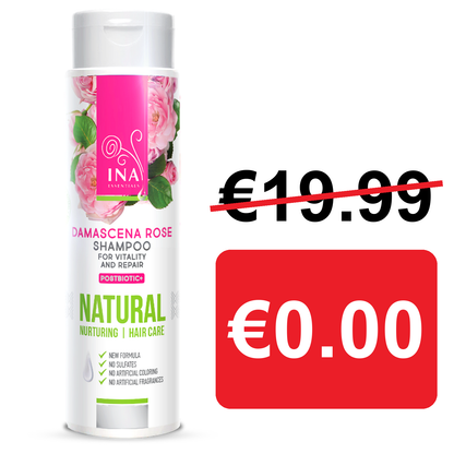 + Geschenk Natürliches Rosen Shampoo für Trockenes und Geschädigtes Haar