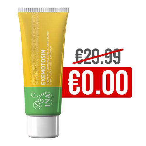 + Geschenk Creme für Psoriasis, Ekzeme und gereizte Haut - mit Johanniskraut, Kamille und Propolis