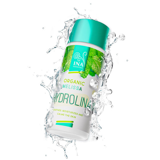 SPEZIELLER ZUGANG Bio Zitronenmelissenwasser (Melissa) - Hydrolina für Dermatitis und Hautreizungen