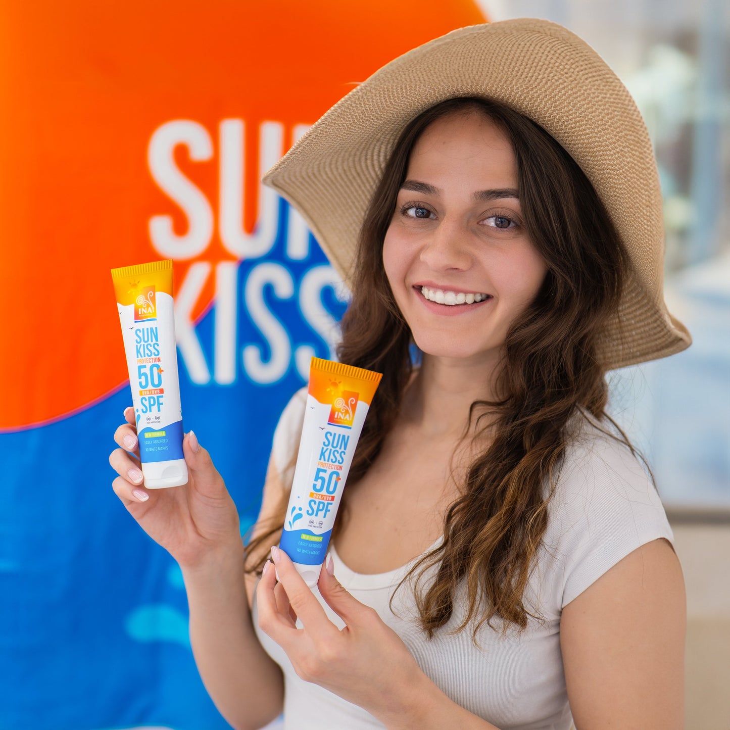 SPEZIELLER ZUGANG Familienpackung für Sonnenschutz - 2+1 Natürliche Sonnencreme für Gesicht und Körper SPF 50+ mit Bio-Weißtanne