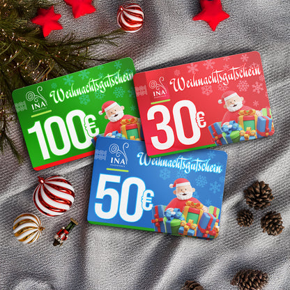 Kaufen Sie einen Weihnachtsgutschein im Wert von 30€, zahlen Sie 25€ - Digitaler Gutschein