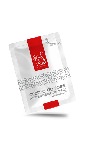 Crème de Rose - Aktiver Feuchtigkeitsspender SPF 30 mit Bio-Rosenöl, 2ml